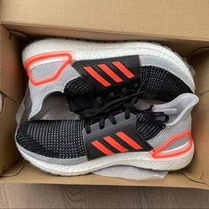 Adidas Ultraboost 19 Cloud Core Black Grey Orange